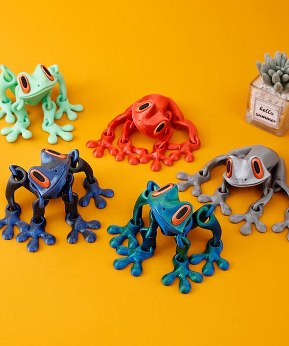 Magnetisk froskeleke som lyser i mørket