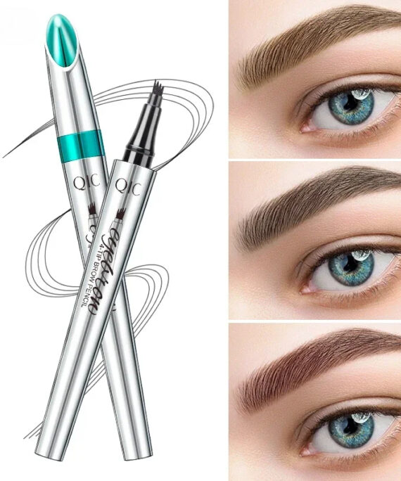 3D vanntett microblading øyenbrynspenn (2 stk)